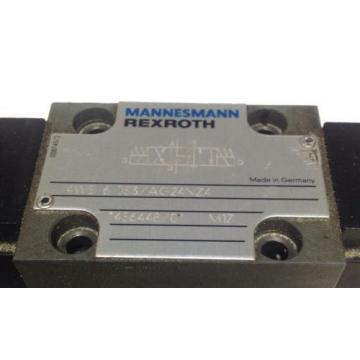 MANNESMANN REXROTH DIRECTIONAL SOLENOID CONTROL VALVE 4WE 6 J53/AG24NZ4