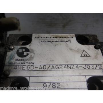 Uchida Rexroth Hydronorma Solenoid Valve 4WE6D-A0/AG24NZ4-J03/2