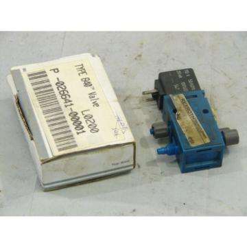 REXROTH/MECMAN 840 PNEUMATIC VALVE 110V 20MA XLNT