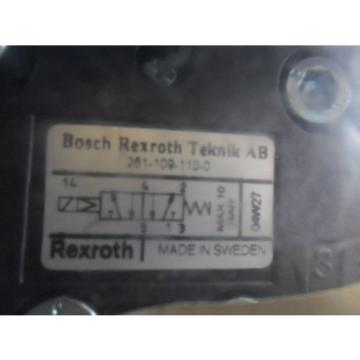 origin Rexroth 261-109-110-0 2611091100 Solenoid ISO Valve 24VDC