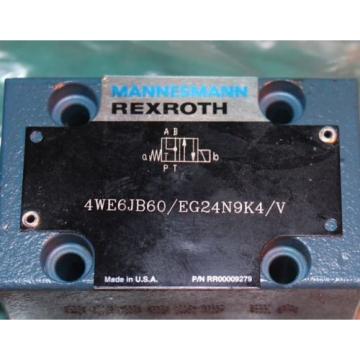 Mannesmann Rexroth 4WE6JB60/EG24N9K4/V Directional Valve RR00009279 Origin