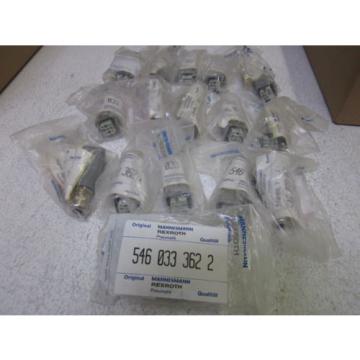 LOT OF 16 MANNESMANN REXROTH 546 033 362 2 PLUG Origin IN A FACTORY BAG