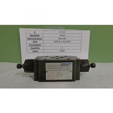 Rexroth, Z2FS 6-2-42/2QV, Bosch Hydraulic Valve Throttle Check PT252