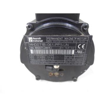 USED Rexroth Indramat MHD071B-061-PP1-UN Permanent Magnet Servo Motor Loose Conn