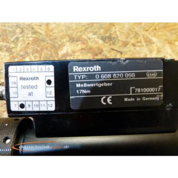 Rexroth 0 608 701 017 Motor mit 0 608 720 053 Getriebe