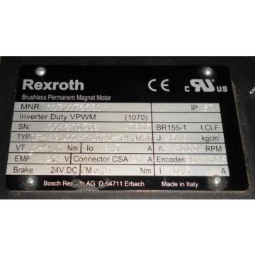 REXROTH BRUSHLESS PERMANENT MAGNET SERVO MOTOR SF-A20041030-14050