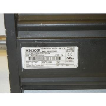 REXROTH INDRAMAT MKD090B-035-KP0-KN USED PERMANENT MAGNET MOTOR MKD090B035KP0KN