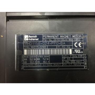 REXROTH SERVO MOTOR, MHD115B-024-PP0-BA