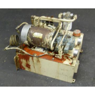 Nachi 22 kW 3HP Oil Hydraulic Unit, 220V, Nachi Pump VDR-11B-1A3-1A3-22, Used