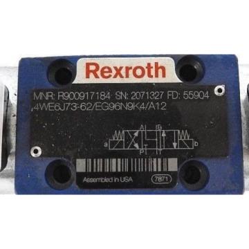 Origin REXROTH R900917184 DIRECTIONAL CONTROL VALVE 4WE6J73-62/EG96N9K4/A12