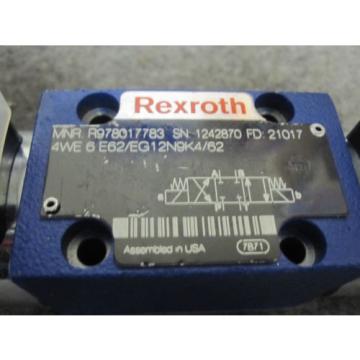 Origin REXROTH DIRECTIONAL VALVE # 4WE6E62/EG12N9K4/62