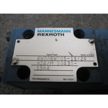 Origin REXROTH DIRECTIONAL VALVE # 4WRA6WB05-11/24NZ4/M