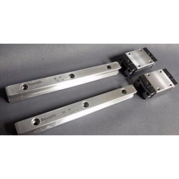 Rexroth N NR 7210 Linear Slide Rail 6-1/4#034; w/ Block R201119330 Lot of 2