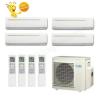 9k + 9k + 12k + 12k Btu Daikin Quad Zone Ductless Wall Mount Heat Pump AC #1 small image