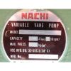 NACHI VARIABLE VANE PUMP VDR-2A-1A2-11