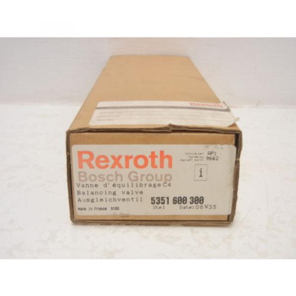 REXROTH BOSCH 5351 600 300 Origin BALANCING VALVE 5351600300 #4 image