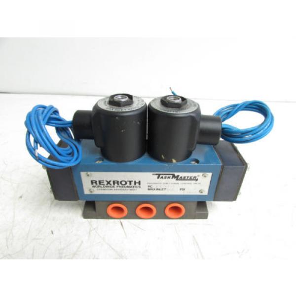 REXROTH PJ35771 PNEUMATIC DIRECTIONAL CONTROL VALVE 150PSI 120V 22VA 12W NNB #1 image