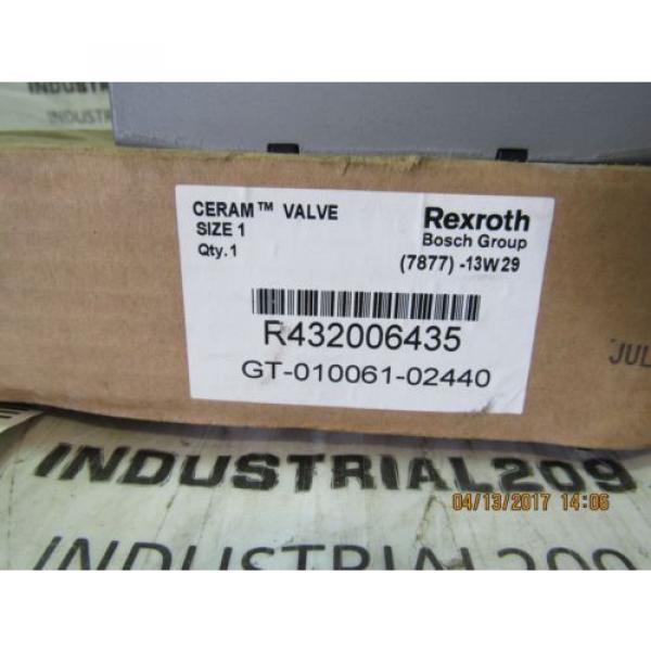 REXROTH CERAM VALVE RT32006435 GT-010061-02440 Origin #4 image