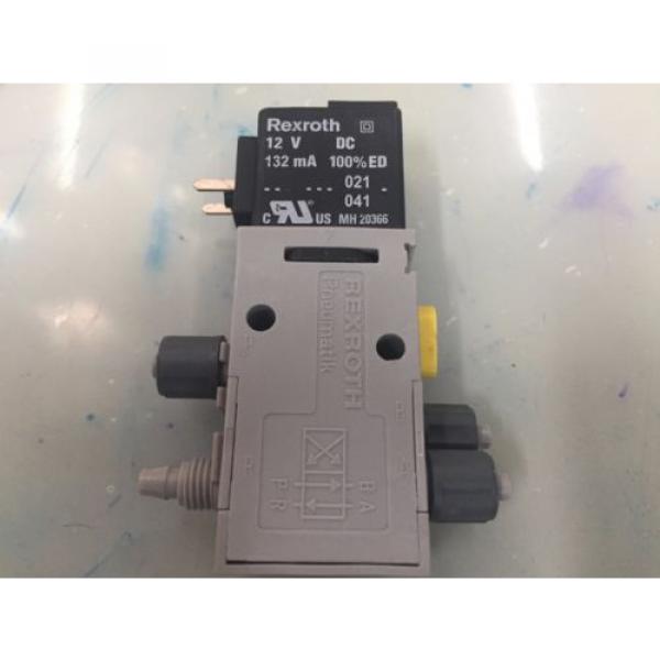 REXROTH R432008662 P-026641-004 4way Single Solenoid 12V DC Pneumatic Valve #3 image