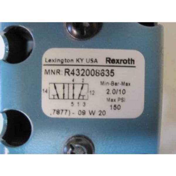 REXROTH CERAM VALVE DOUBLE SOLENOID R432008635 7877 0E53HJDDCCP #6 image