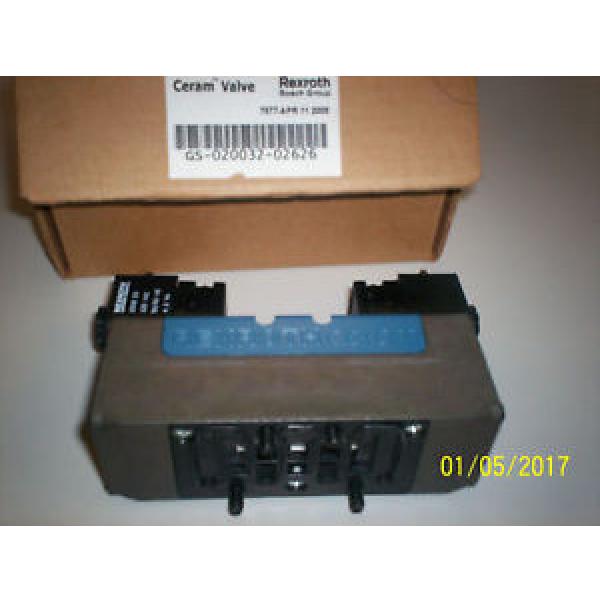 origin REXROTH GS-020032-02626 PNEUMATIC BOSCH CERAM VALVE #1 image