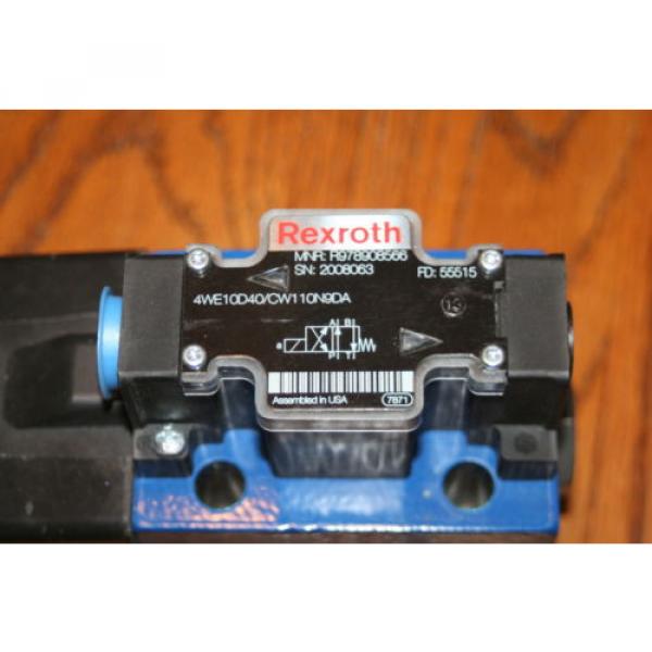 Rexroth Bosch Group MNR R978908566 Solenoid Valve 4WE10DA40/CW110N9DA  Origin #2 image