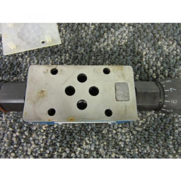 REXROTH BOSCH SANDWICH THROTTLE CHECK VALVE Z2FS R900586224 KEYED FLOW Origin #3 image