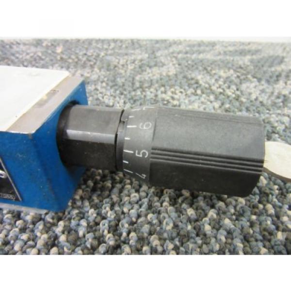 REXROTH BOSCH SANDWICH THROTTLE CHECK VALVE Z2FS R900586224 KEYED FLOW Origin #6 image