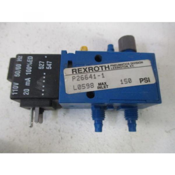 REXROTH P26641-1 SOLENOID VALVE USED #1 image