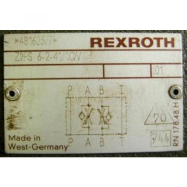 REXROTH DIRECTIONAL VALVE 4WE6JA51/AW120-60N9Z55L #2 image