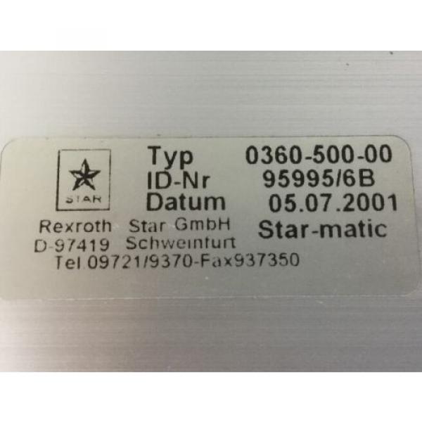 REXROTH Star Linearmodul /  Typ : 0360-500-00 #5 image