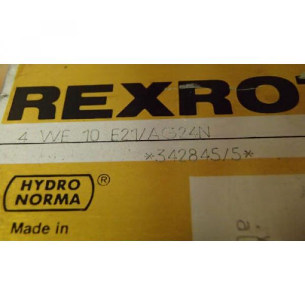 Rexroth Directional Control Valve 4-WE-10-E21/AG24N_4WE10E21AG24N_342845/5 F38 #4 image