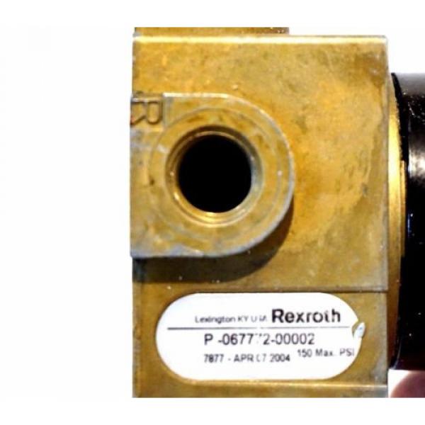 REXROTH P-067772-00002 PNEUMATIC VALVE P06777200002 #2 image