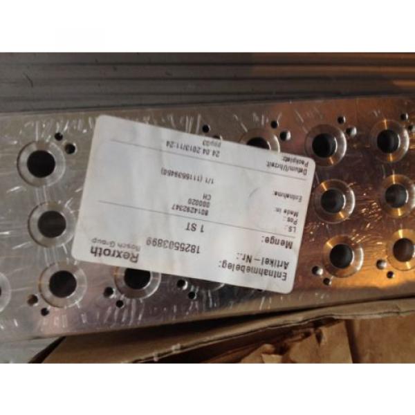 Rexroth valve Manifold and 6 x 0820 038 152 valves #2 image