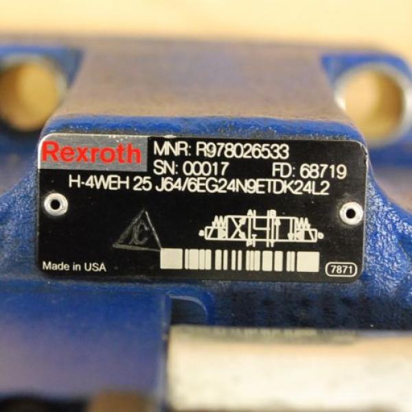 Rexroth H-4WEH25J64/6EEG24N9ETDK24L2, #4WE6J62/EG24N9DK24L2 Valve Assembly #5 image