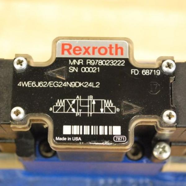 Rexroth H-4WEH25J64/6EEG24N9ETDK24L2, #4WE6J62/EG24N9DK24L2 Valve Assembly #6 image