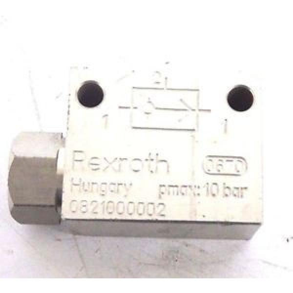 Origin BOSCH REXROTH 0821000002 SHUTTLE VALVE #1 image