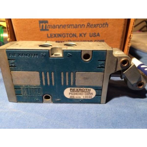 Bosch REXROTH CD-7 VALVE PS-034040-00855 4 Way / 2 Position   1/4#034; NPT roller #1 image