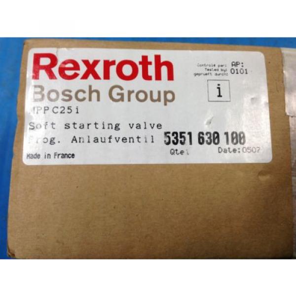 LOT OF 2 Origin REXROTH BOSCH MPP C25i SOFT STARTING VALVE 5351 630 100 U4 #2 image