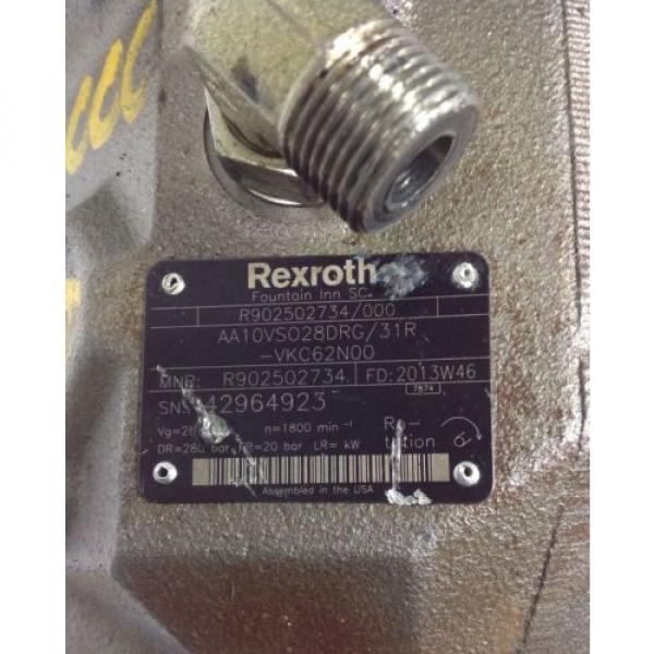 REXROTH HYDRAULIC MOTOR R902502734/000 / AA10VS028DRG/31R-VKC62N00 99041 #2 image