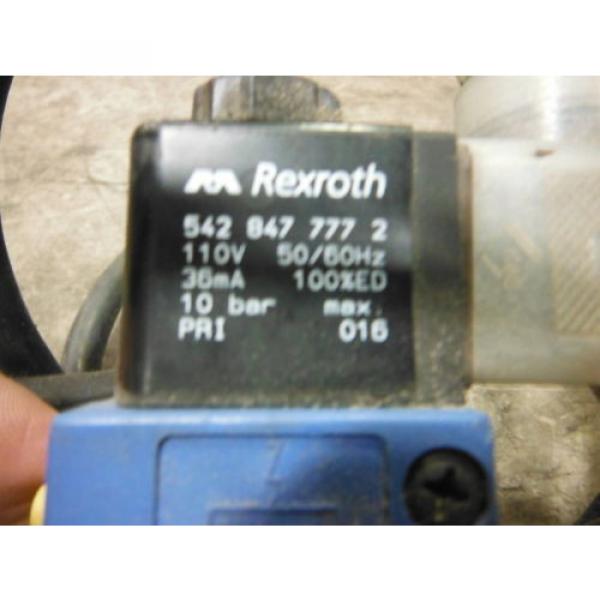 REXROTH VALVE 542 847 777 2 / 572 740 ~ USED #2 image