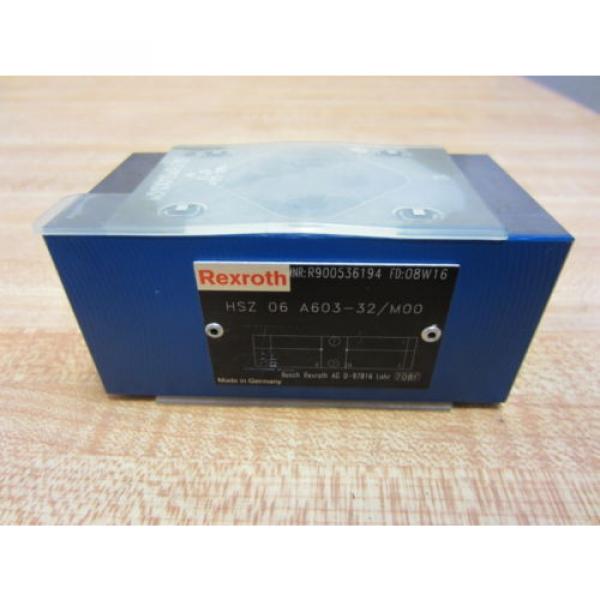 Rexroth Bosch Group HSZ 06 A603-32/M00 HSZ06A60332M00 Solenoid Valve #1 image