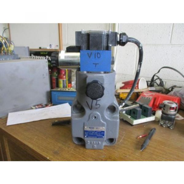 TOKYO KEIKI PRESSURE RELIEF VALVE WITH REXROTH SLENOID VALVE TCG30-10-BV-12 #1 image