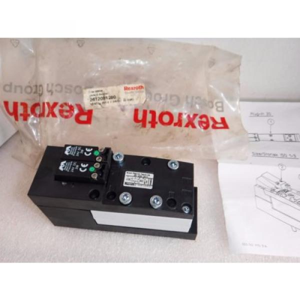 REXROTH BOSCH 261-208-120-0, 24VDC PNEUMATIC VALVE 2612081200 #1 image