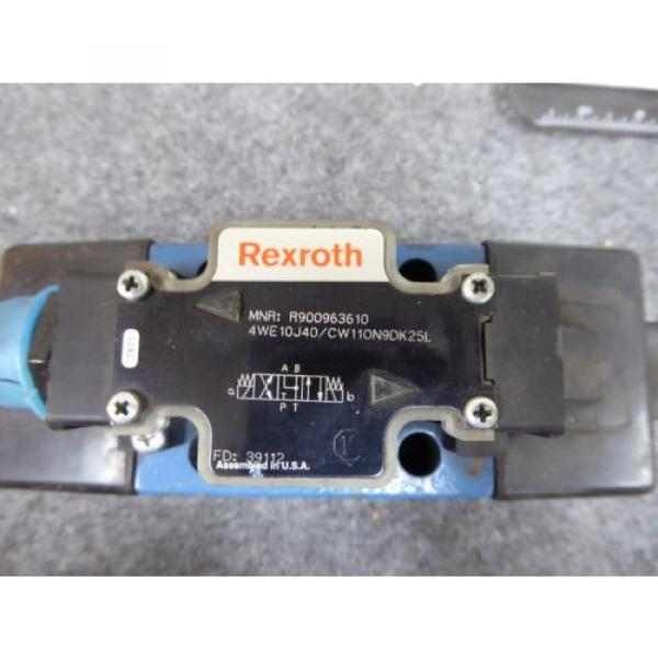 Origin REXROTH DIRECTIONAL VALVE # 4WE10J40/CW110N9DK25L # R900963610 #1 image