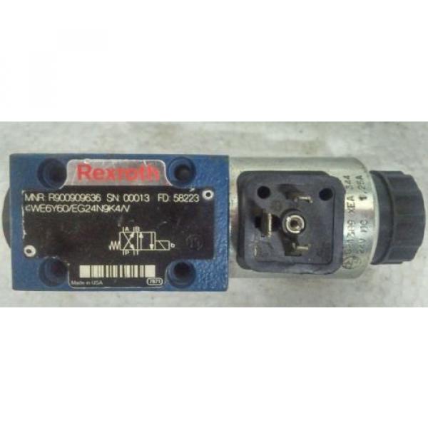 4WE6Y60/EG24N9K4/V REXROTH R900909636 DIRECTIONAL CONTROL VALVE #1 image