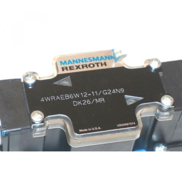 Origin REXROTH 4WRAEB6W12-11/G24N9DK26/MR HYDRAULIC VALVE 4WRAEB6W1211G24N9DK26MR #2 image