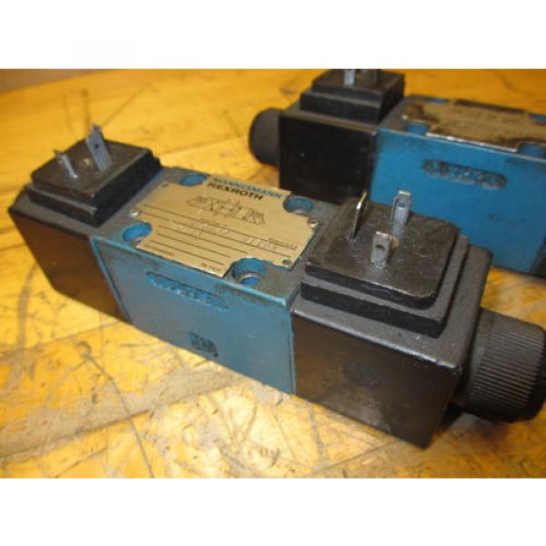 Mannesmann Rexroth 4WE6H60/EW110N9Z45 Hydraulic Directional Valve WZ45-4-L Coil #4 image