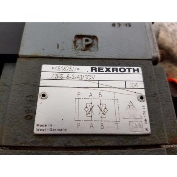 NOS REXROTH  4WE6JA51/BW110N9K4/B10 ZDR 6 DPW-42 DIRECTIONAL VALVE #2 image