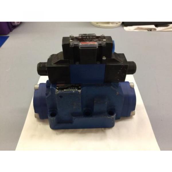 REXROTH HYDRAULIC SOLENOID VALVE, MNR: R901262802, 4WEH22 J76/6EW110, FD55515 #1 image